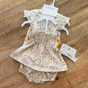 Nicole Miller 4 Piece Floral Set